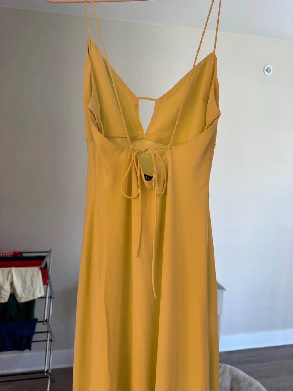 Abercrombie & Fitch Light Green Slip Maxi Dress
